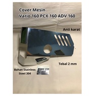 MESIN Engine Cover Engine Protector Engine Cover Pcx 160 Vario 160 Adv 160 Thick Stainless Steel Material Engine Guard Pcx 160 Vario 160 Adv 160
