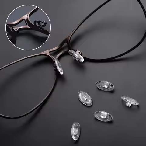 OOWLIT Rubber Clear Nosepads Replacement for Oakley Razrwire / Splinter / Liv / Restless / Ejector O