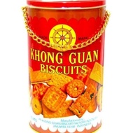 Khong Guan Biscuits Red Chain 1000gr / Biscuits Canned Khong Guan Best Chain Code 1024