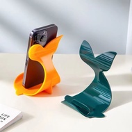 宿舍懒人平板电脑支撑架可爱鲸鱼手机支架桌面创意卡通迷你小摆件Dormitory Lazy Tablet Support Frame Cute Whale Phone Stand Desktop Cre 2.23