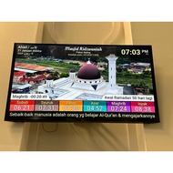 Jam waktu solat TV masjid dan surau paling interactive masa 2025