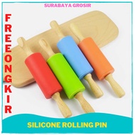 Dough Grinder Silicone Rolling Pin Wet Dry Cake Kitchen Cake Roll Bread Donut Pastel Sg