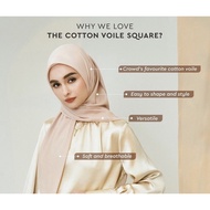 NAELOFAR COTTON VOILE PLAIN TUDUNG BAWAL