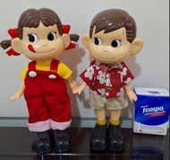 經典Peko Poko 牛奶妹牛奶仔公仔一對