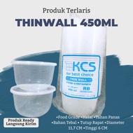 25pcs Thinwall 450ml Round Food Container