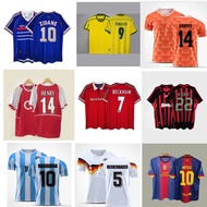 Retro Jersey Football Jersey Classic National Team Jersey Beckham Zidana May XC Ronaldor