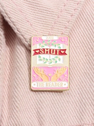 1pc A Court Of Smut And Wingspan Book Hard Enamel Pin ACOTAR Brooch Badge Fashion Jewellery Accessor