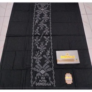 Original Black Cosmo DONGGALA Sarong BHS Cosmo Serangam Sarong Black Cosmo Sarong for Islamic Boardi