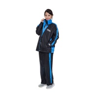 Arai K5 Black Blue Two-Piece Raincoat 100% Taiwan Fabric Mesh Lining Ultra-Lightweight Soft Breathab