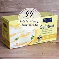 HALAL GELATINE SHEET 5 Sheets of Beef Bone Gelatin Sheets Bovine Bones 5 pcs Gelatine Leaf