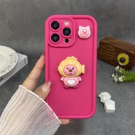 Suitable for IPhone Case 11 IPhone 12 ProMax Pink IPhone 7 Plus 8 Plus IPhone X XR XS MAX Apple 7 8 Soft IPhone 13 Pro Max Cute Cartoon Accessories IPhone 14 15 Pro Max Rose Red