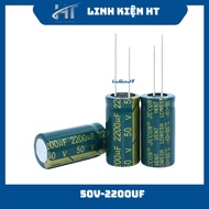 Genuine blue high frequency 50V 2200uF-4700uF capacitor - Electronic components