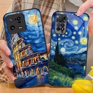 van gogh 05 Glass Phone Case For Xiaomi POCO X3 X4 GT NFC X5 X6 PRO 5G F3 F4 F5 M3 M4 M5 M6 4G
