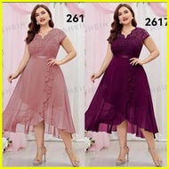 ㍿ ⊙ ❦ meian999 DRESS COLLECTION XL wedding ninang dress formal dress plus size dress