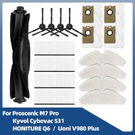 For Airbot A700 / Proscenic M7 Pro / Kyvol Cybovac S31 / HONITURE Q6 / Uoni V980 Plus /  lenovo t1s 