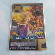 Kartu Animal Kaiser Alien Egg Gold miracle card evo 8 namco
