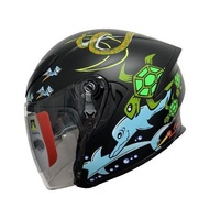 [STOCK CLEARANCE] HELMET AGV K-5 JET AF WHITE ZOO MATT BLACK