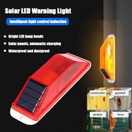 1PC Car LED Solar Warning Light Solar Strobe Light Solar Flash Light Outdoor Light Traffic Night Lig