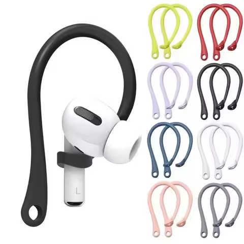 Bluetooth Earphone Silicone Earhook For Airpods 4 3 Pro 2 1 Earpods Loop Clip Headset Ear Hook Repla