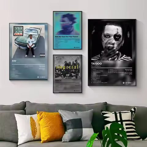 Denzel Curry Melt My Eyez See Your Music Star Album Cover Poster Prints Canvas Painting Art Wall Pic