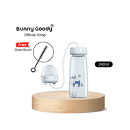 Bunny Goody Anti-colic Standard Neck Food Grade PP Milk Drinking Hand Free Baby Bottle