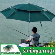 ร่มตกปลาชิงหลิว/ร่มตกปลา/คอสปริง ขนาดกว้าง 2.2เมตร/ร่มสนามใช้ตกปลา/กันแดดกันฝน/มาพร้อมที่ปรับองศาได้