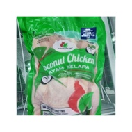 Abadi organic coconut chicken Whole 1.45kg cut 8pc