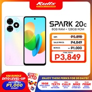 TECNO Spark 20C Smartphone | 8GB+128GB | Octa-core Processor | 50MP Main Camera | 6.6” HD+ 90Hz Disp