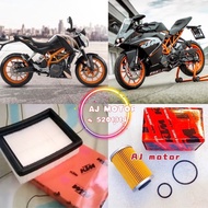 KTM DUKE200 DUKE250 DUKE390 RC200 RC250 RC390 AIR FILTER / OIL FILTER STANDARD DUKE 200 250 390 RC C