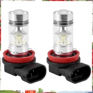 2X H8 H11 H16 6000K White 100W High Power LED Fog Light Driving Bulb DRL