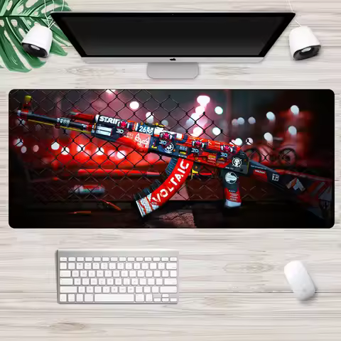 Large Game Mouse Pad 80x30cm CS GO Gaming Counter Strike Mousepad Non-Skid Locking Edge Keyboard Des