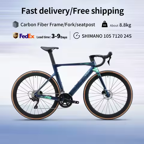 SAVA AK105 Carbon Fiber Road Bike Adult Racing 700C UCI Proven Complete Bike Carbon Fiber Frame With