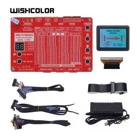 T-100S 10th Generation (100 Kinds of Resolution) 3840x2160 2K 4K LVDS LCD Screen Tester LED LCD Pane