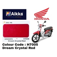 AIKKA H7005 DREAM CRYSTAL RED HONDA EX5/RS MOTORCYCLE AUTOMOTIVE 2K PAINT