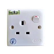 13A Single Switch Socket Socket Outlet 13A (SIRIM) Switch Electric One Gang Electric Socket 13A Sock