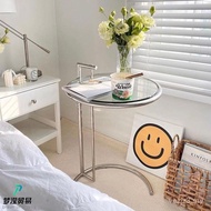 Simple Liftable Small Household Dining Table Table Balcony Mobile Bedside Reception Round Table Tabl