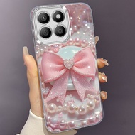 TEMU เคสโทรศัพท์ Exquisite Pearl Bow สำหรับ Honor X5 /X5G/x57 Plus, x6G//7A G // 7B/ 7C, 8G 8A 8/9B 
