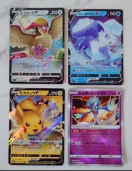 PTCG 日版 RR / 色違 閃卡 - 大比鳥, 比卡超, 沙奈朵等 card