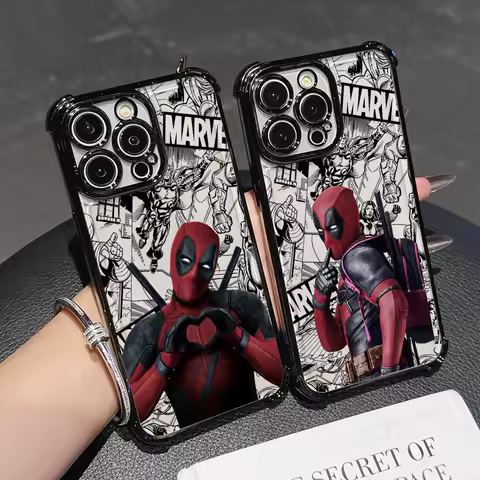 Funny Deadpools Marvels Phone Case for Xiaomi Redmi Note 14 13 12 11 10 9 14C 13C 12C 10C 9C Pro Plu