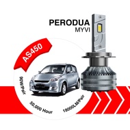 [PERODUA] Myvi 2PCS Car LED Headlight Foglight Bulb Hi/Lo Beam Headlamp H4 H8/H11 HB3/9005 Lampu Dep