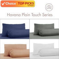 kun®  Havana Plain Series Premium Bed Linen; Pillowcase, Bolster Case, Fitted Bedsheet, Quilt Cover 