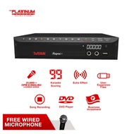 Platinum Karaoke Reyna SE Professional Player 23,000+ songs with Wired Microphone