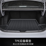 ZHONGHEXIANG | แผ่นรองท้ายรถ TPE สำหรับ VW Lavida Plus