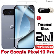 2in1 9H Full Cover Screen Tempered Glass For Google Pixel10 Pixel 10 Pro 10Pro Pixel10Pro XL Pixel10