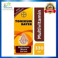 Tonikum Bayer 330ml dan 100ml Multivitamin & Mineral, Zat Besi, Vitamin Penambah Darah 100% Produk O