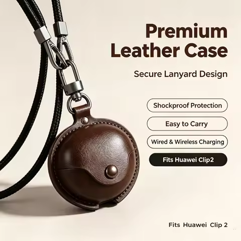 Leather Case for Huawei Freebuds Pro 2 3 FreeBuds Clip 5i SE 2 Cover for Huawei Freebuds 4i Pro2 Pro