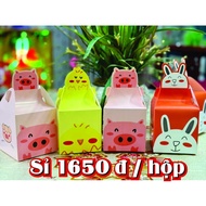 Wholesale 1650 VND/ cute gift box large size 8,5 x 2.5 x 10.5 cm top 17 cm, cute gift, mid-autumn, C