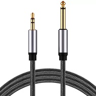 3.5mm to 6.5mm audio wire, speaker cable, laptop cable, copper core covered wire