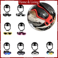 AOTO Dog Helmet with Sunglasses Puppy Helmet Motorcycle Dog Helmet Cover for Bike