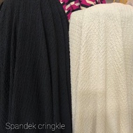 CRINGKLE SPANDEX GARMENT FABRIC Lace Fabric (PRICE FOR 1⁄2 METER)